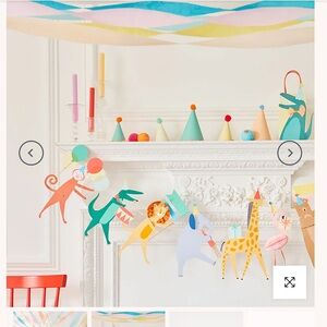 Meri Meri animal theme Birthday Party Garland